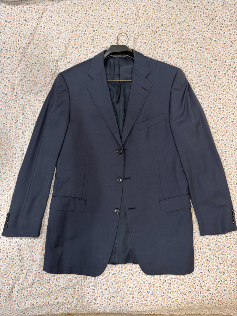 Ermenegildo Zegna Wool Navy Blazer Made in Switzerland EU 50